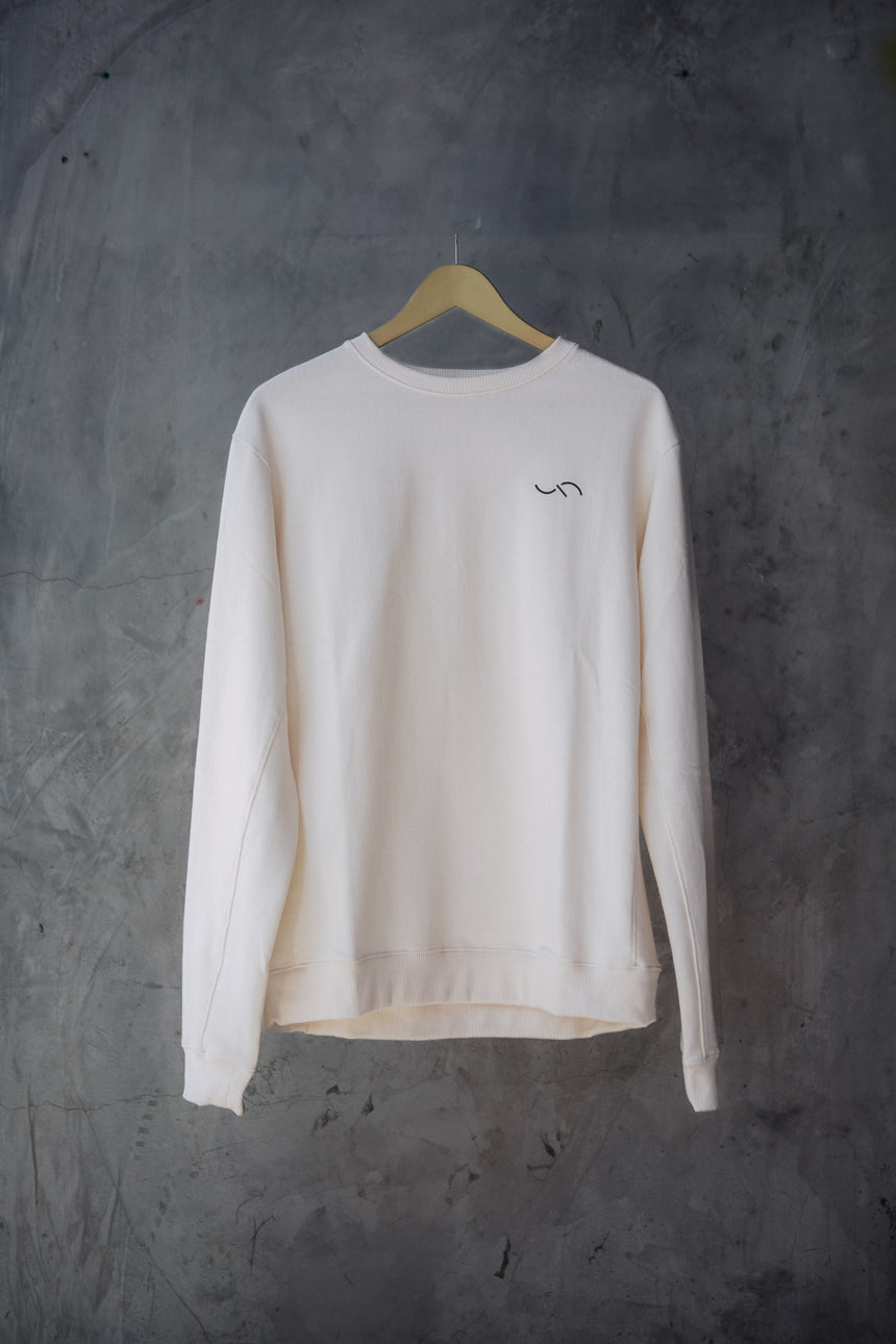 The Wave BONE WHITE SWEATSHIRT