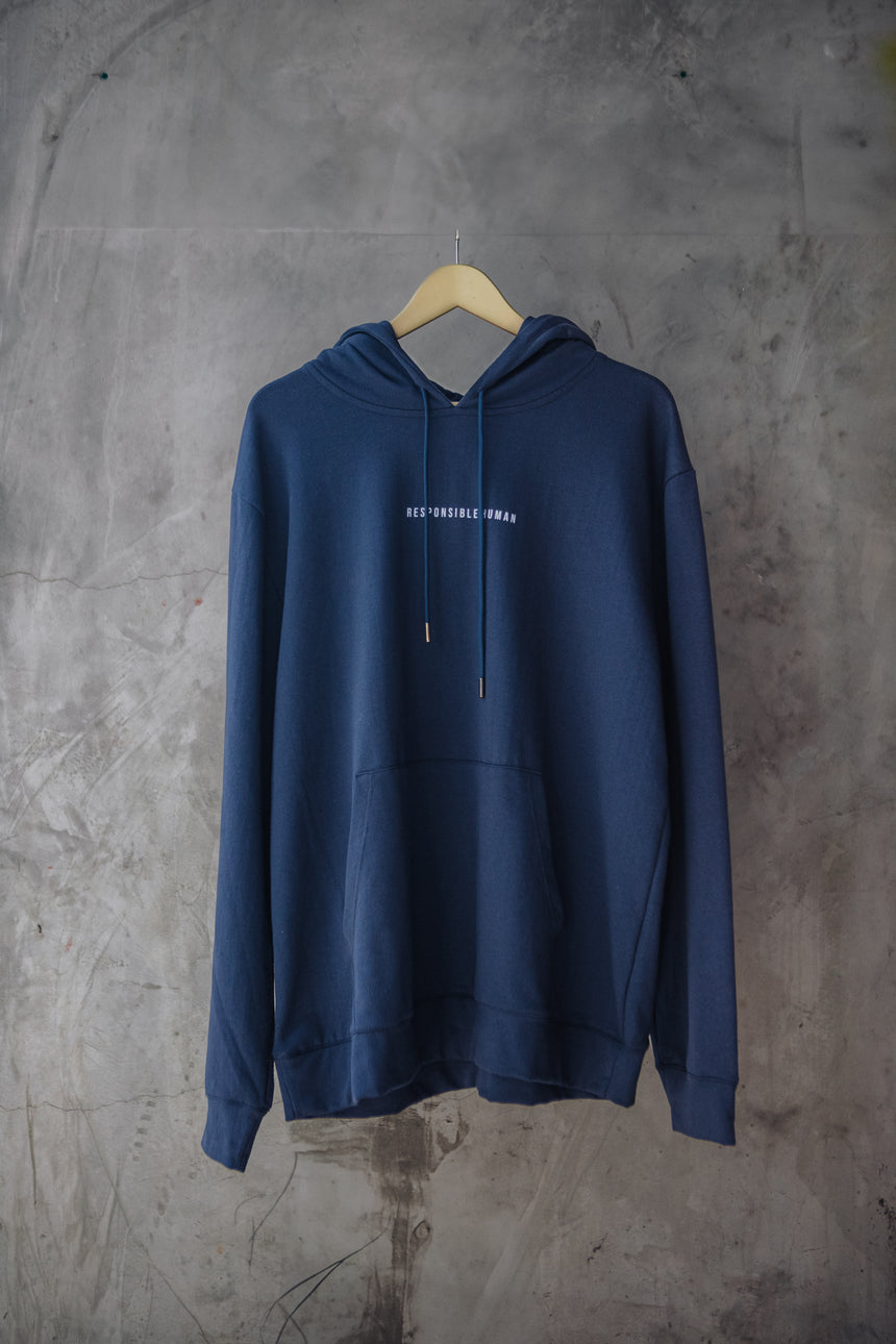 Responsible Human NAVY BLUE HOODIE